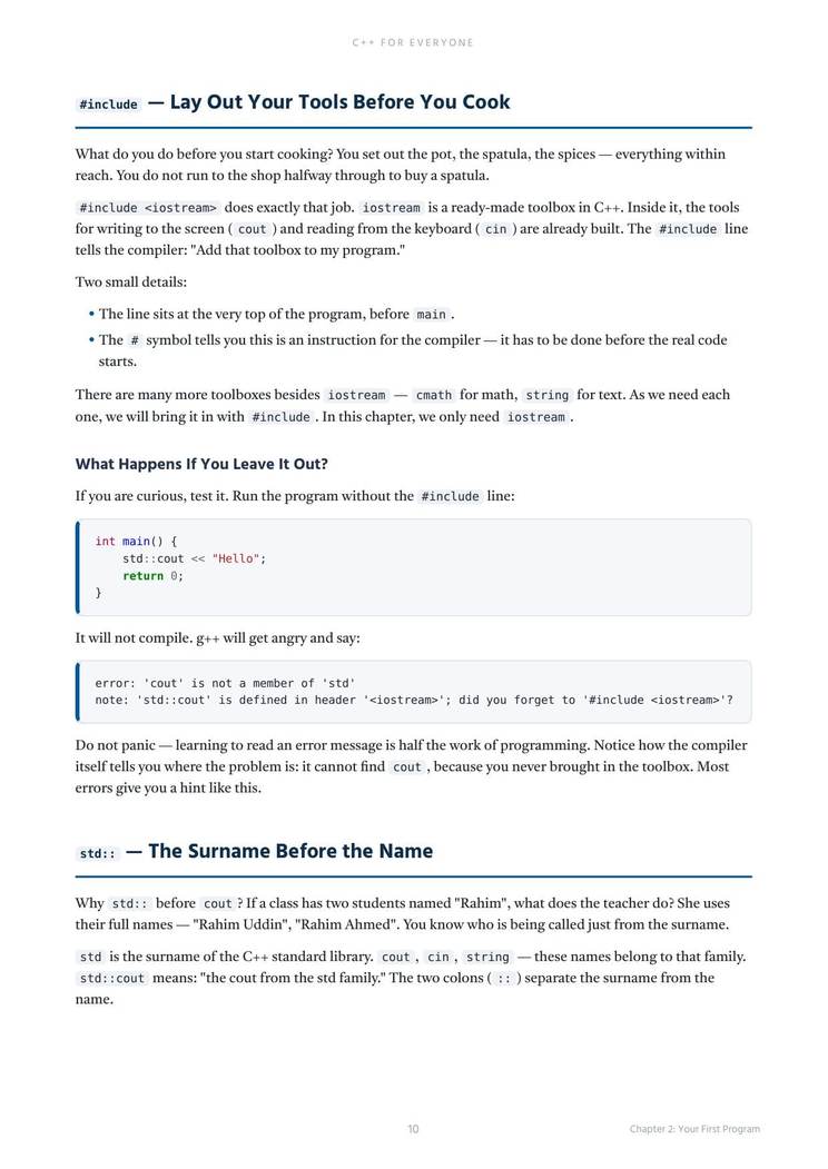 C++ for Everyone preview 3