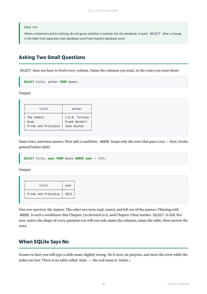 SQL for Everyone preview 3